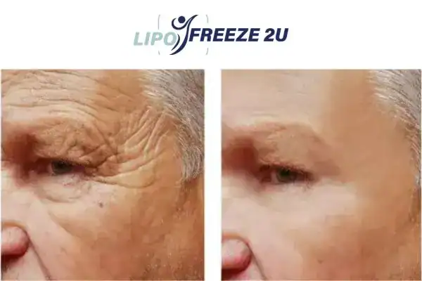 Mens before and after Morpheus 8 St Neots results.