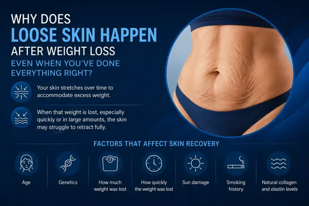 Why Does Loose Skin Happen After Weight Loss Even When You’ve Done Everything Right St Neots?