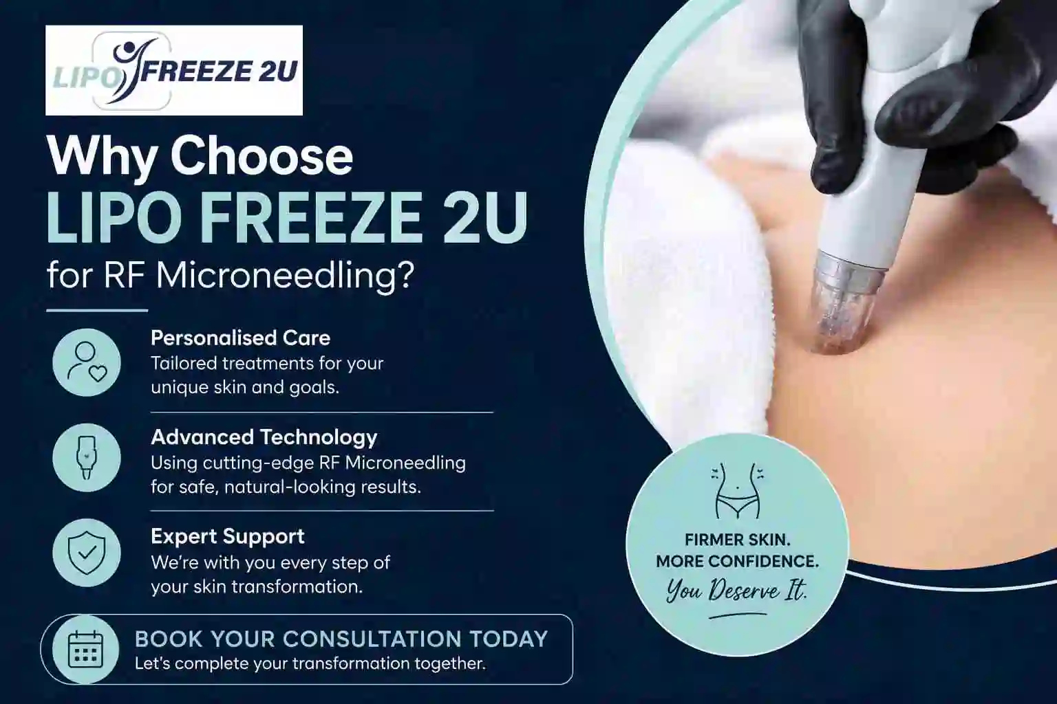 Why Choose LIPO FREEZE 2U for RF Microneedling St Neots?