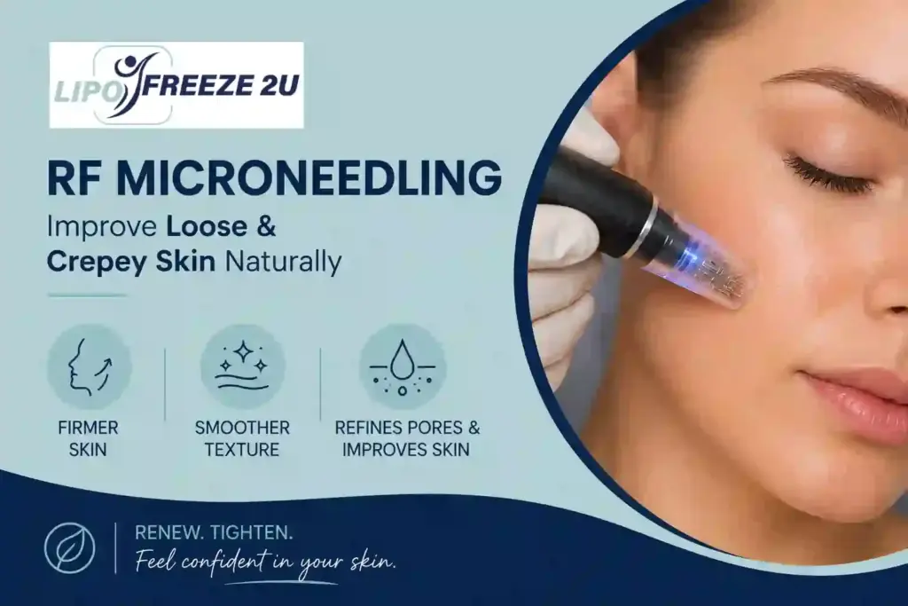Can RF Microneedling Help Improve Loose and Crepey Skin St Neots?